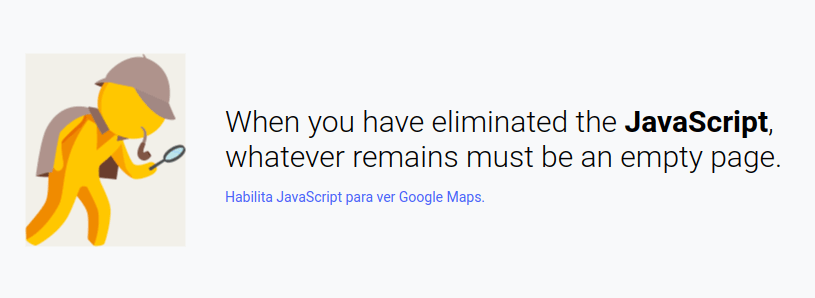 Google Maps without Javascript